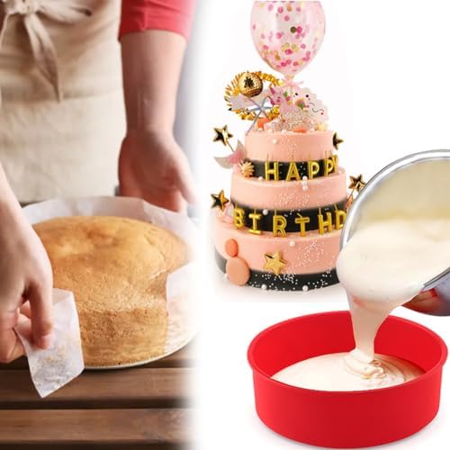 LOQJSS Cheesecake Pan Protector 10‘’ Round Springform Pan Silicone