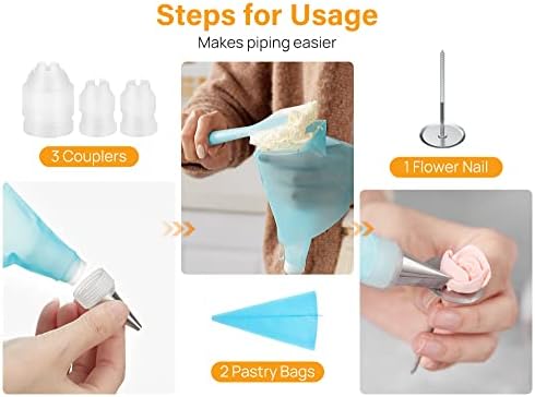 Kootek Piping Bags and Tips Set