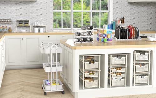 Simple Houseware Water Bottle Travel Mug Cabinet Adjustable Storage