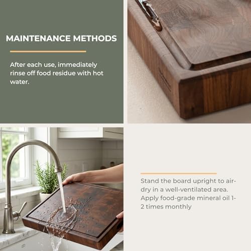 muso wood Black Walnut End Grain Cutting Board, 16 x 12 in