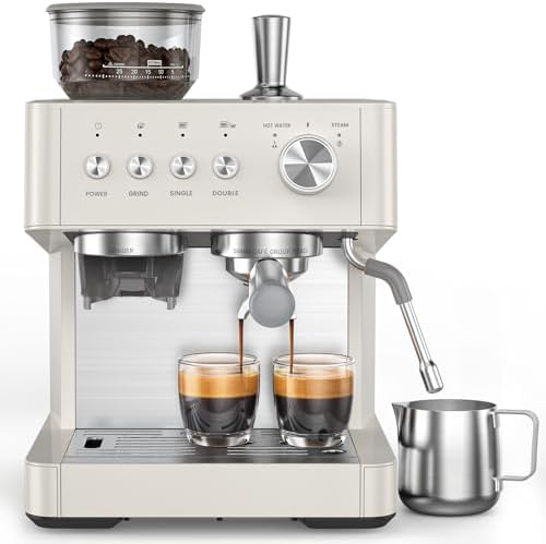 COWSAR 15 Bar Espresso Machine with Grinder