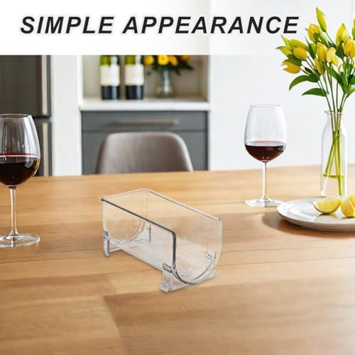 Garneck 2pcs Stackable Plastic Wine Racks, Countertop Bottle Holder