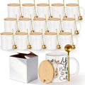 16Pack Sublimation Mugs Blanks, 11oz Sublimation Coffee Mug Bulk