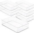 primebox Plastic Clear Drawer Organizers. Bathroom. Kitchen, Bedroom