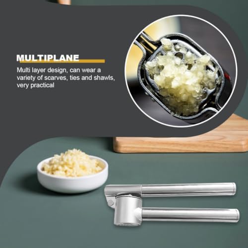 Handheld Stainless Steel Garlic Press