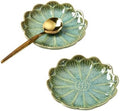 Set of 2 Ceramic Coffee Spoon Rest for Coffee Bar, Cute Cooking Spoon