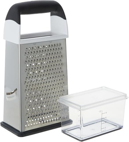GoodCook Touch 4-sided Box Grater, Stainless Steel Blades with