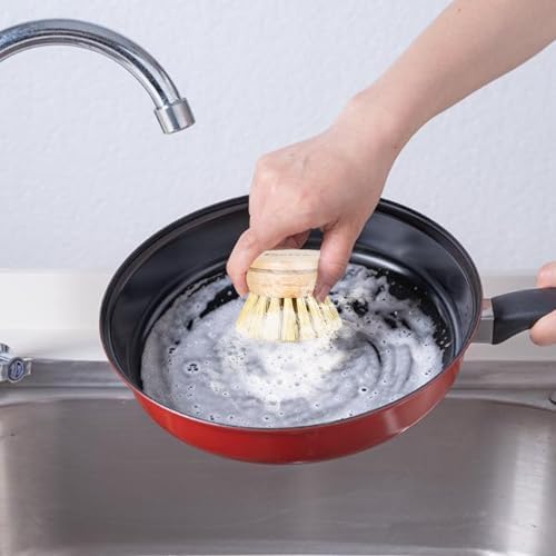 Bamboo Dish Brush with Handle
