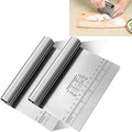 Pro Dough Pastry Scraper/Cutter/Chopper Stainless Steel Mirror