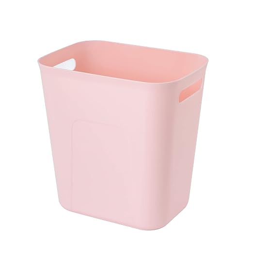 UUJOLY Plastic Small Trash Can Wastebasket, Garbage Container Basket by UUJOLY