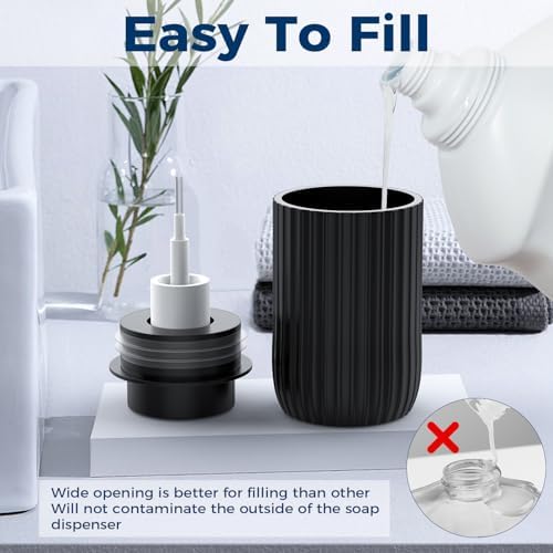 Ceramic Foaming Hand Soap Dispenser, 12 oz Bathroom Soap Dispensers