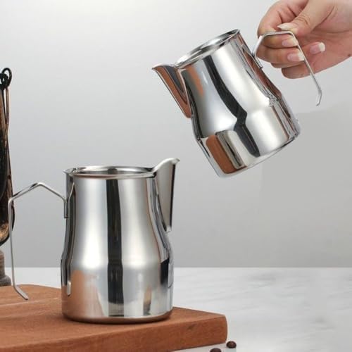 350ml 304 Stainless Steel Milk Frothing Pitcher with Olecranon Spout