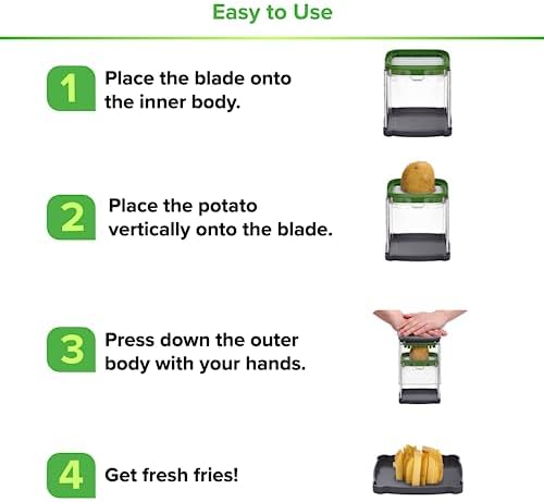 Prep Naturals Medium Stainless Steel French Fry Cutter