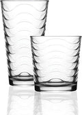 Circleware 12-Piece Set of Highball Tumbler Drinking Glasses and