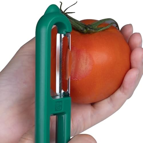 Linoroso 3-Piece Vegetable Peeler Set - Straight, Serrated & Julienne