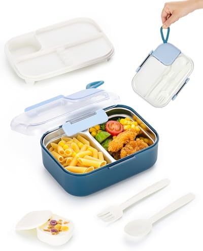 Lille Home 750ml/25oz Meal Prep Lunch Box Stainless Steel Bento Box