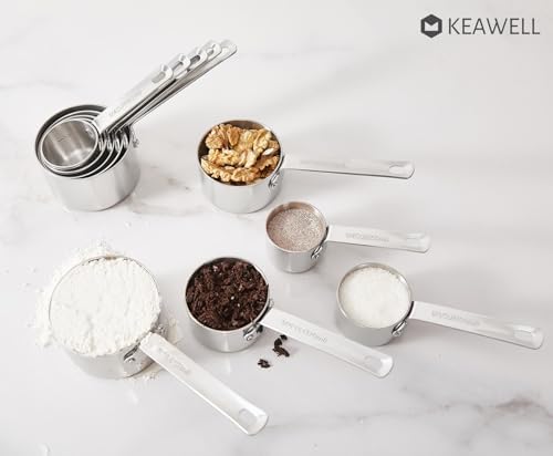 KEAWELL 18/10 Measuring Cup Set, 5PC
