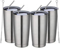 MEWAY 20oz Tumbler 4 Pack Double Wall Vacuum Insulated Travel Mug