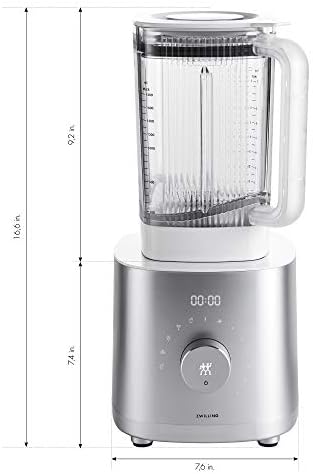 ZWILLING Enfinigy Power Blender, 64oz, Silver