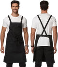 Cross Back Apron for Men Chef Pockets 4251JX