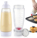 2-Pack Pancake Batter Dispenser with Whisk Ball