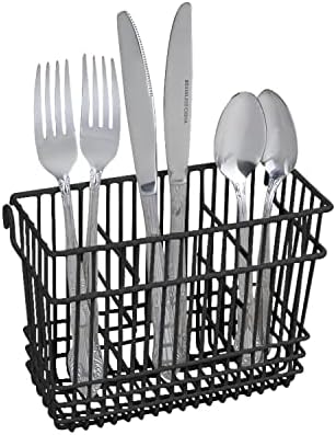 Kitchen Details Cutlery Basket in Black