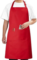 Syntus Chef Apron for Men Women with Pockets, Thick Grilling BBQ Apron