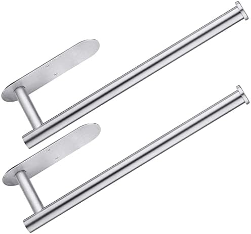 CUXIXA Paper Towel Holder Under Cabinet, 2 Pack