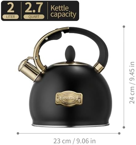 choxila 2.64 Quart Stainless Steel Whistling Tea Kettle