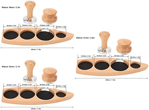 Coffee Powder Hammer Distributor Base Set, Hand Coffee Tamper