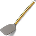 Berglander Non-stick Silicone Solid Turner, Titanium Gold Plating handle by Berglander