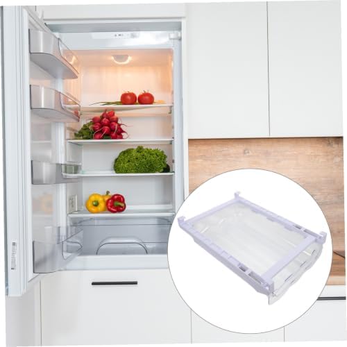 Egg Holder Drawer Egg Container White Plastic for Refrigerator Xmas