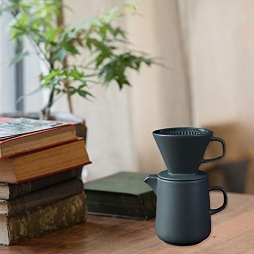 Green Ceramic Pour Over Coffee Maker Set