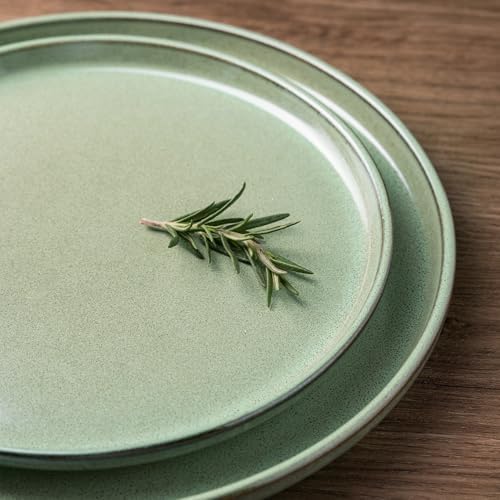 GBHOME Dinnerware Sets for 8, 24 Pieces Ceramic Plates and Bowls Set