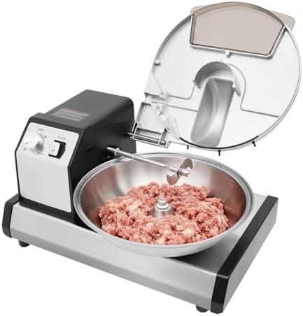 Commercial Food Processor, 250W Heavy Duty Electric Veggie Mincer with