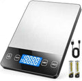 Food Scale 33 lb Capacity, Rechargeable Kitchen Scale with 7 Units