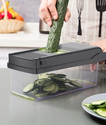 Multifunctional Vegetable Chopper with Container
