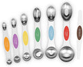 Aovchei 7 PCS MultiColor Magnetic Measuring Spoons Set