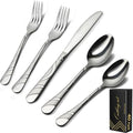 40-Piece Silverware Set for 8, 18/0 Stainless Steel