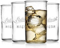 Glaver's Drinking Glasses – Set of 4 Authentic Mason Vintage Glassware