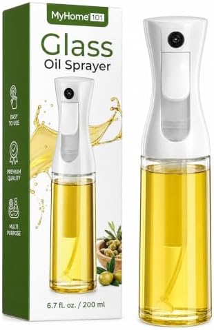 Olive Oil Sprayer for Cooking, 6.7 fl oz Glass