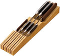 Natural Knife Drawer Organizer for 7 Knives
