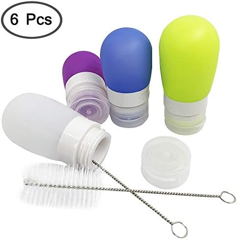 FineGood 4 pcs Squeeze Salad Dressing Bottles, 1.3oz and 2 oz.