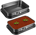 Uiifan 2 Pcs Non Stick Springform Pans Cheesecake Pan Rectangle