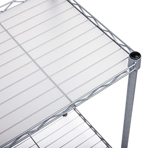 Mind Reader Metal Countertop Microwave Shelf, Silver