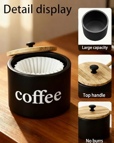 Built-in Storage Filter Holder – Space-Saving Countertop Essential for