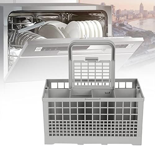 Universal Dishwasher Cutlery Basket with Foldable Handle, 7
