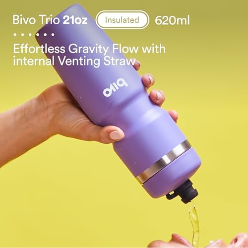 Bivo Trio 21oz Insulated Stainless Steel Bike Water Bottle - for
