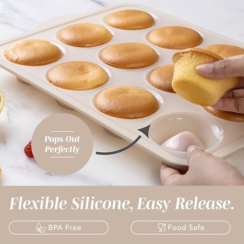 COOK WITH COLOR 17 Pc. Silicone Baking Pan Set - Non-Stick & Easy
