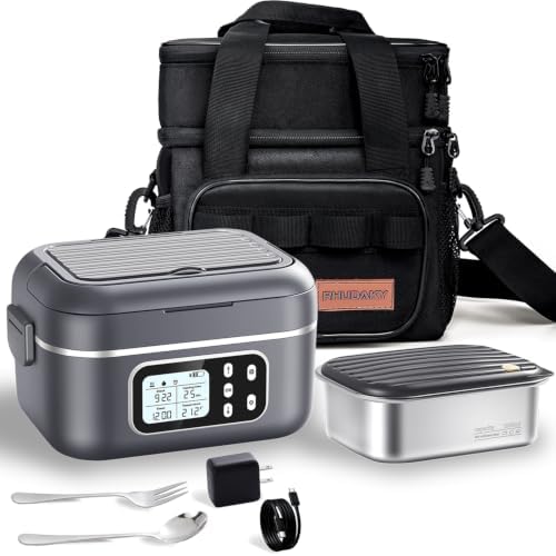 Cordless Electric Heated Lunch Box, 27000mAh, 6.3 Cups